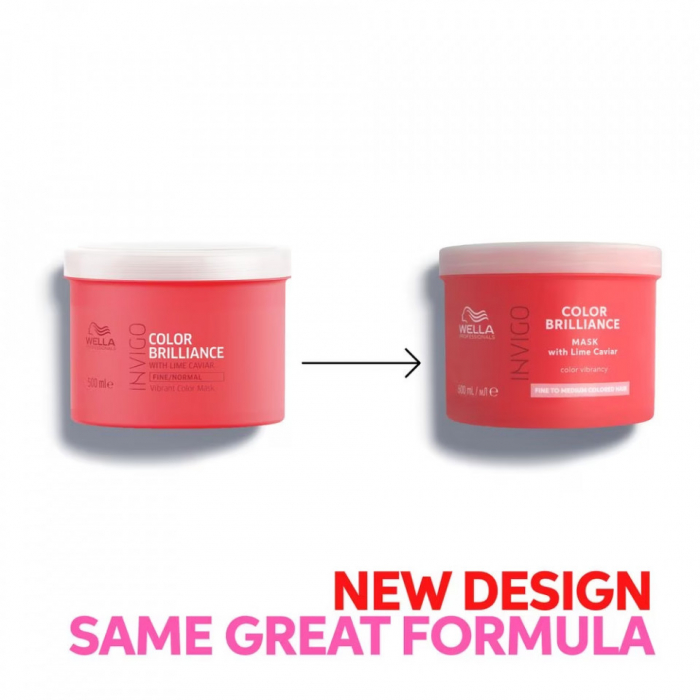 Wella Professionals Masca pentru par vopsit cu structura fina&medie Invigo Color Brilliance Fine/Medium 500ml [2]