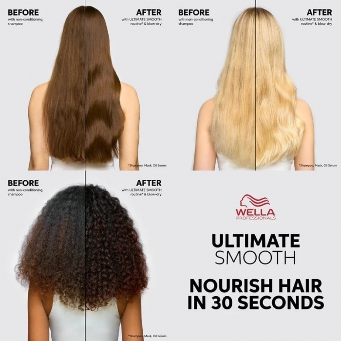 Wella Professionals Sampon hidratant de netezire pentru par Ultimate Smooth 250ml [3]