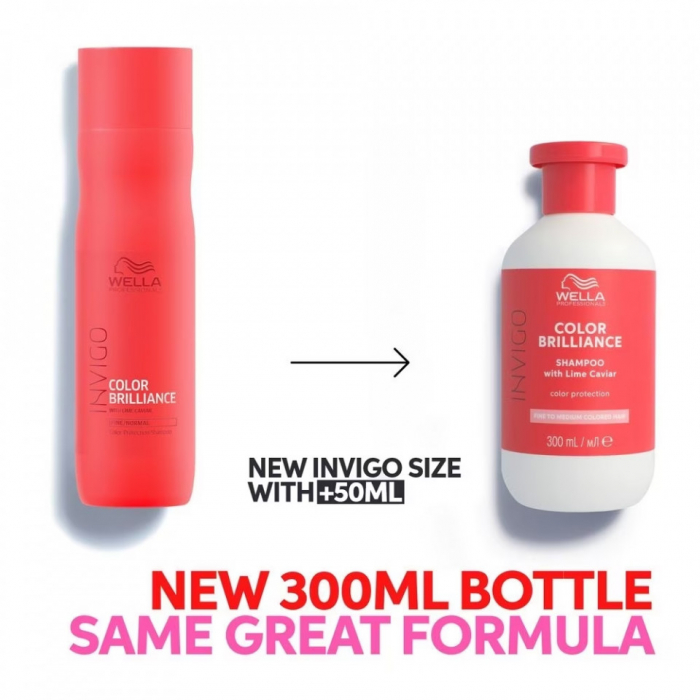 Wella Professionals Sampon pentru par vopsit cu structura fina&medie Invigo Color Brilliance Fine/Medium 300ml [2]