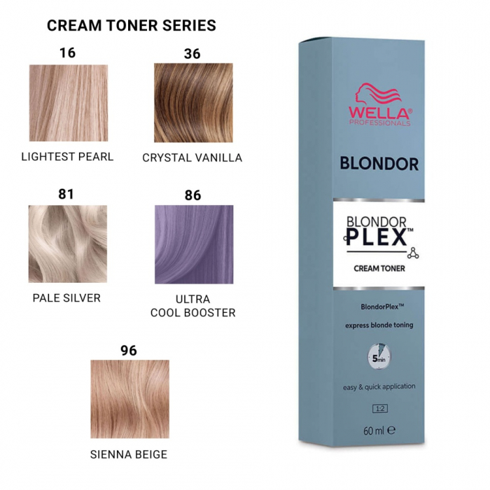 Wella Professionals Toner pentru par blond /86 Ultra Cool Booster BlondorPlex 60ml [3]