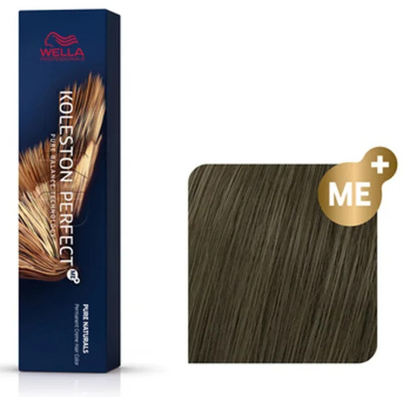 Wella Professionals Vopsea de par permanenta Koleston Perfect 55/02 castaniu deschis intens natural mat 60ml [1]