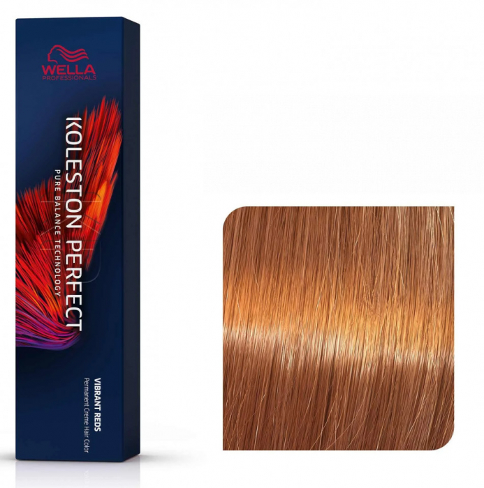 Wella Professionals Vopsea de par permanenta Koleston Perfect 8/34 blond deschis auriu aramiu 60ml [1]
