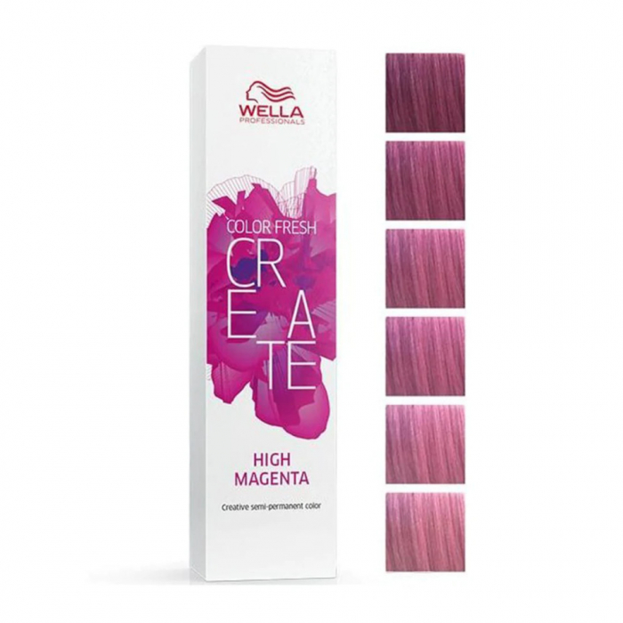 Wella Professionals Vopsea de par semipermanenta pentru colorare directa High Magenta Color Fresh Create 60ml [1]