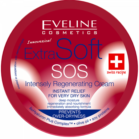 Crema regeneratoare Eveline ExtraSoft SOS 10% Urea 175 ml