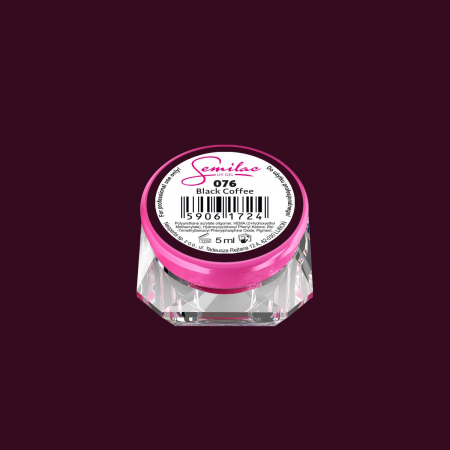 Gel Color Semilac 076 Black Coffee