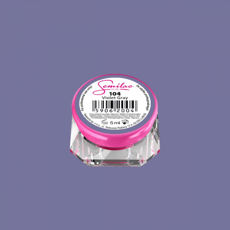 Geluri UV - Gel Color Semilac 104 Violet Gray