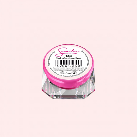 Geluri UV - Gel Color Semilac 128 Pink Marshmallow