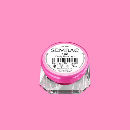 Gel Color Semilac 166 Crazy Flamingo
