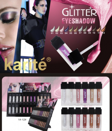 MACHIAJ - 24 pcs Kiss Beauty Fard cu sclipici 57295-47A