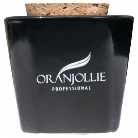 Ustensile unghii tehnice - Pahar acril cu capac Oranjollie