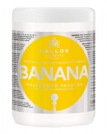 Masca de par - Masca de par intaritoare cu banane Kallos KJMN