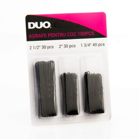 PAR - Ace pentru coc negre, trei marimi, set 100