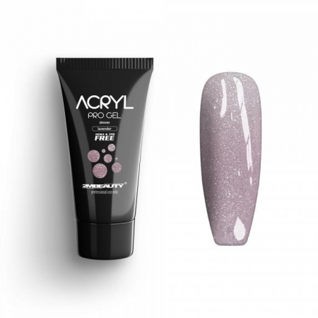 UNGHII - Acryl Pro Gel 2M Shimmer Lavender - 30g