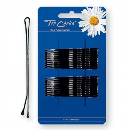 Import - Agrafe negre mari, Top Choice, set de 20 buc
