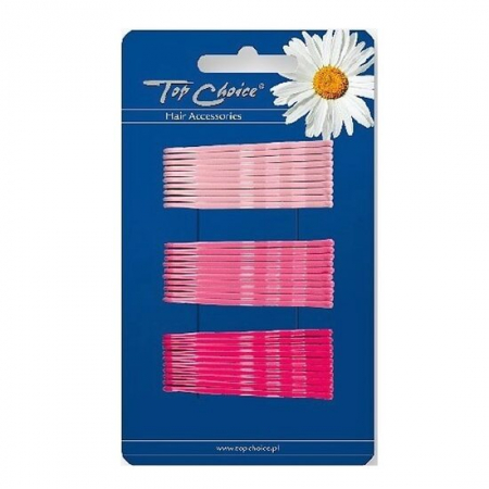 PAR - Agrafe pentru par, set cu 3 nuante de roz, Top Choice, 30buc