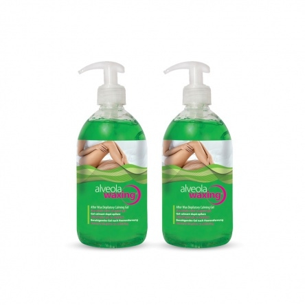 Uleiuri, creme - Alveola Waxing Gel calmant dupa epilare 2x300ml