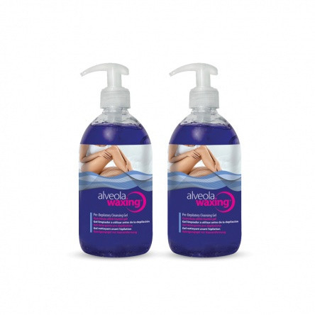 COSMETICA - Alveola Gel pentru curatarea pielii inainte de epilare 2x300ml