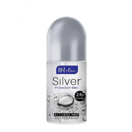 Import - Antiperspirant Roll On, pentru barbati, Inelia, Revers, Silver, 50ml