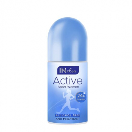 FATA, CORP - Antiperspirant Roll On, pentru femei, Inelia, Revers, Active Sport, 50ml