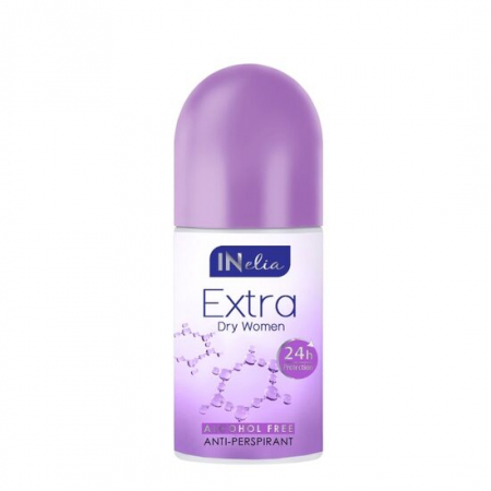 FATA, CORP - Antiperspirant Roll On, pentru femei, Inelia, Revers, Extra Dry, 50ml