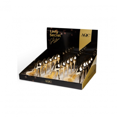 Apa de toaleta Lady Secret Gold, Aquarius Fragrances, 30ml [1]