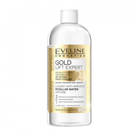 MACHIAJ - Apa micelara Eveline Gold Lift Expert 500ml