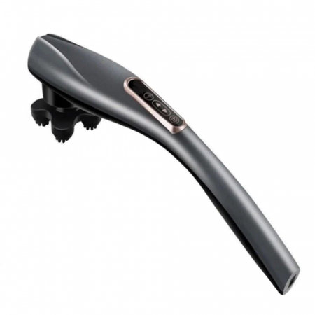 Aparat de masaj Lila Care pentru spate, umeri, picioare, maini, gat, abdomen, cu 6 capete detasabile, gri, 24 W [0]