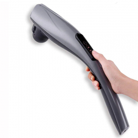 Aparat de masaj Lila Care pentru spate, umeri, picioare, maini, gat, abdomen, cu 6 capete detasabile, gri, 24 W [1]