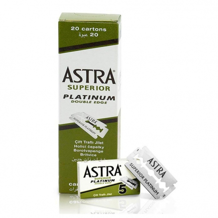 Astra Superior Platinum - Lame duble pentru ras 100buc [0]