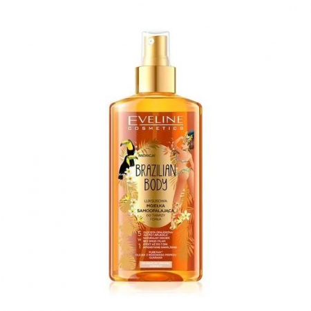 Autobronzant pentru fata si corp, Eveline Cosmetics, Brazilian Body, 150ml