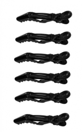 Ustensile frizerie si coafor - Babyliss Pro Clipsuri profesionale pentru sectionarea parului 6buc