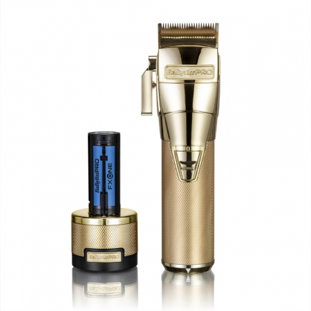 SALOANE - Babyliss Pro Masina profesionala de tuns fara fir FXONE All Metal Gold Cordless
