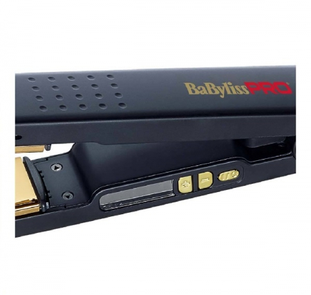 Babyliss Pro Titanium Ionic Placa de par profesionala neagra 28mm [1]