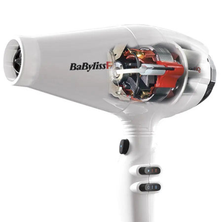 Babyliss Pro Uscator profesional de par 2400W Caruso HQ White [2]