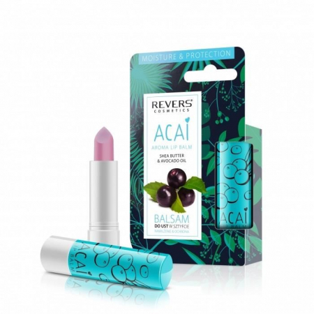 Balsam de buze Aroma, cu extract de avocado (acai), Revers 4.2g [2]