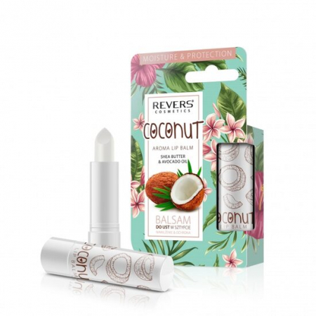 MACHIAJ - Balsam de buze Aroma, cu extract de cocos, 4.2g