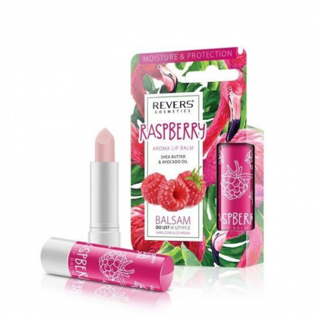 Balsam de buze Aroma, cu extract de zmeura, Revers 4.2g [2]