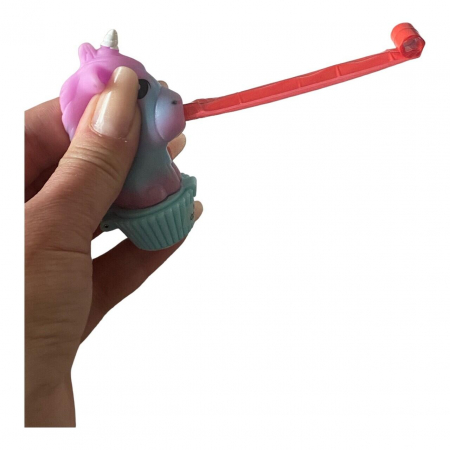 Balsam de buze cu aroma de capsuni Unicorn Tongue, pentru copii, Martinelia, 79001BLA [2]
