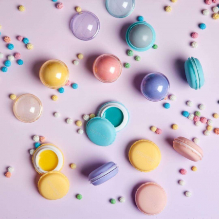 Balsam de buze cu aroma de marshmallow Candy Egg IDC Institute 30133M, 10 g [2]