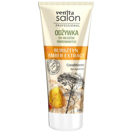Import - Balsam pentru par vopsit cu extract de chihlimbar, Venita Salon Proffesional, 200ml