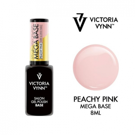 Baza Victoria Vynn Mega Base Hard & Long Nails Peachy Pink 8 ml [0]