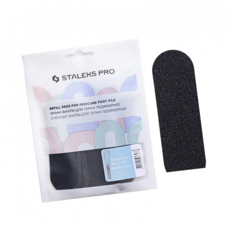 Ustensile pedichiura - Benzi de unica folosinta pentru pila talpa Staleks Pro DFE-10-100