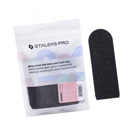Ustensile pedichiura - Benzi de unica folosinta pentru pila talpa Staleks Pro DFE-10-180
