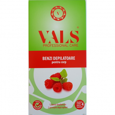 COSMETICA - Benzi depilatoare pentru corp VALS 12buc/set