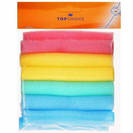 PAR - Bigudiuri flexibile, din burete, Top Choice, Ø20, 13 buc/set