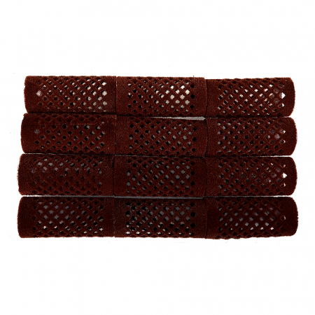 PAR - Bigudiuri metalice cu catifea 28x65mm set 12