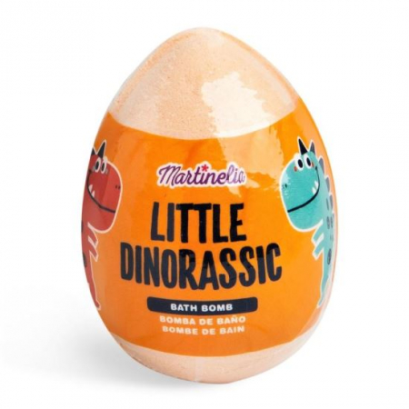 Produse pentru baie / dus - Bila efervescenta de baie Little Dinorassic Surprise Bath Bomb Martinelia 99587, portocaliu, 140 g