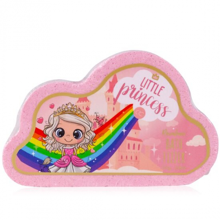 Fara Categorie - Bila efervescenta de baie pentru copii Little Princess Rainbow Trail Effect, Accentra, 3555135, 110g