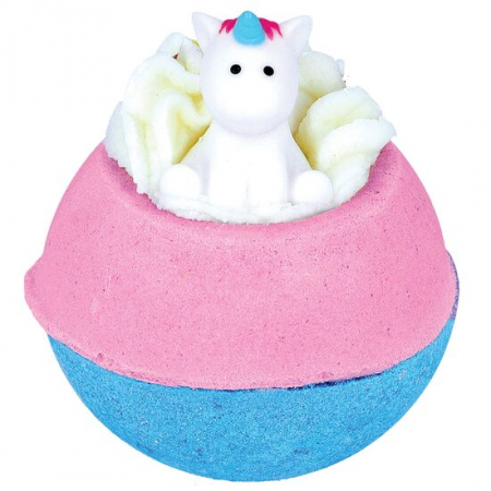 Fara Categorie - Bomba de baie handmade, cu figurina, Born to Be Unicorn Bath Blaster 160g, Bomb Cosmetics