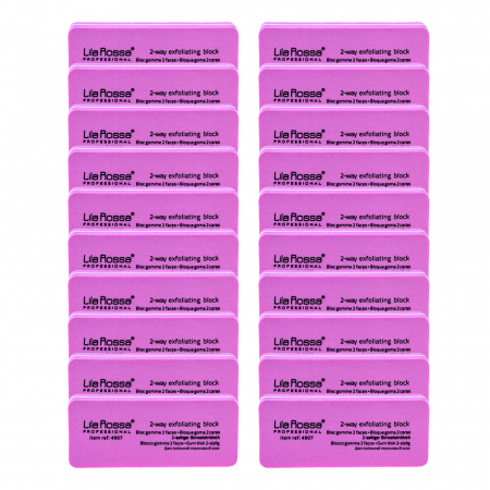 Buffer pentru luciu dreptunghi, roz - set 20 [3]